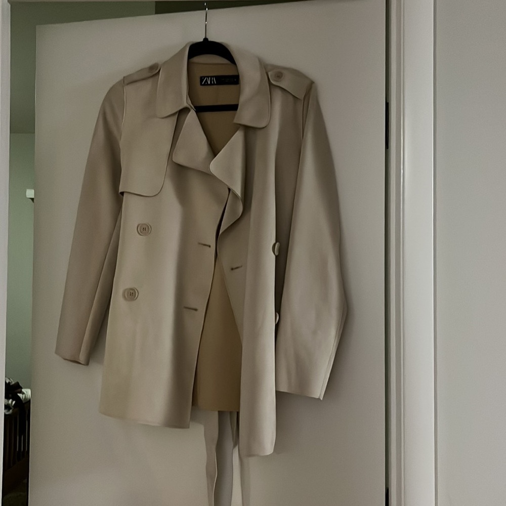 Zara faux suede jacket